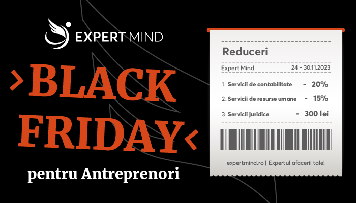 Reduceri de Black Friday la servicii de contabilitate, resurse umane și juridice